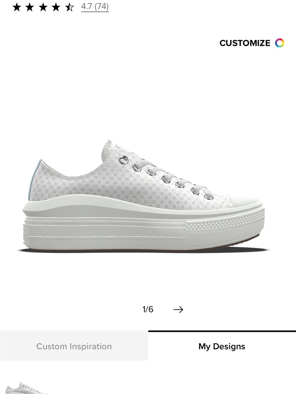 Custom Converse Move Platform - Picture 6 of 11
